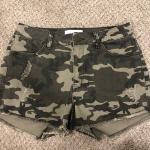 Camouflage shorts